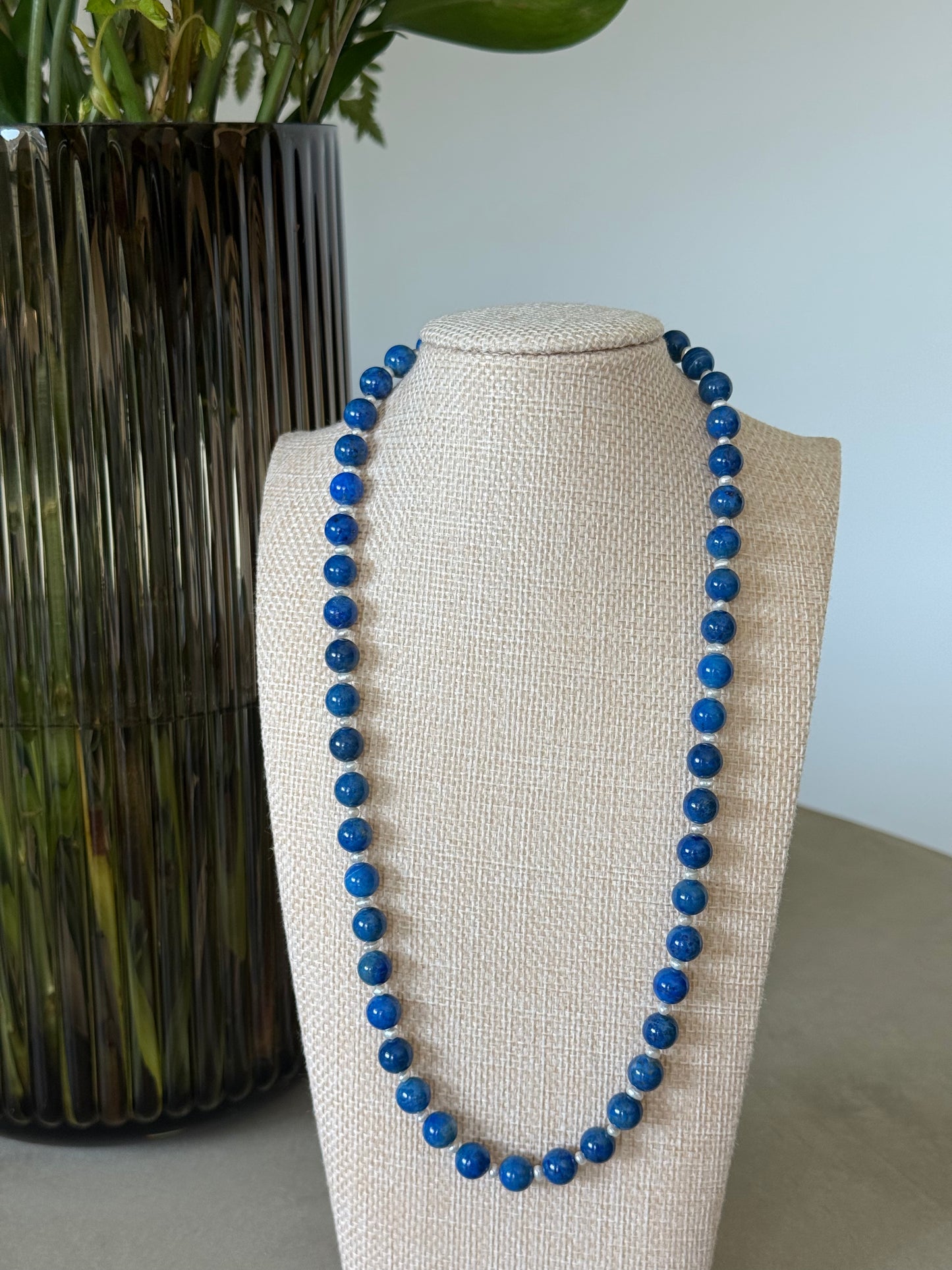 Demi Lapis x Freshwater Pearls Necklace