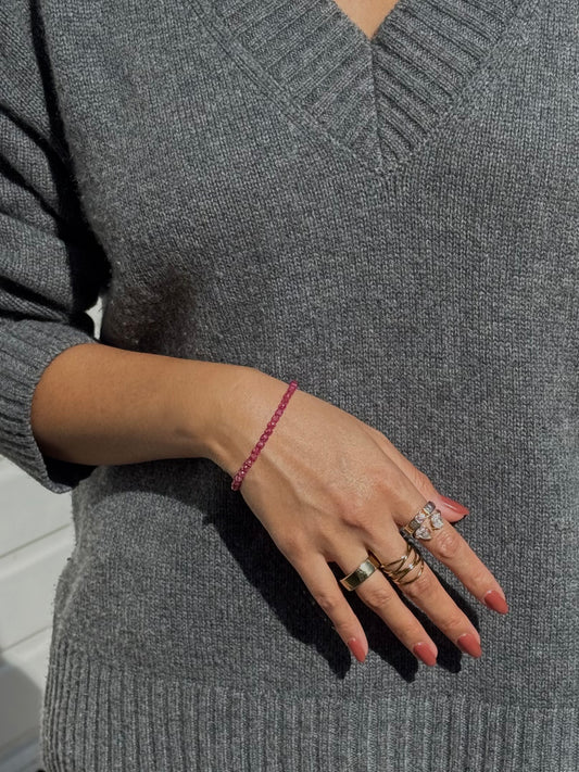 The Ruby Baby Bracelet