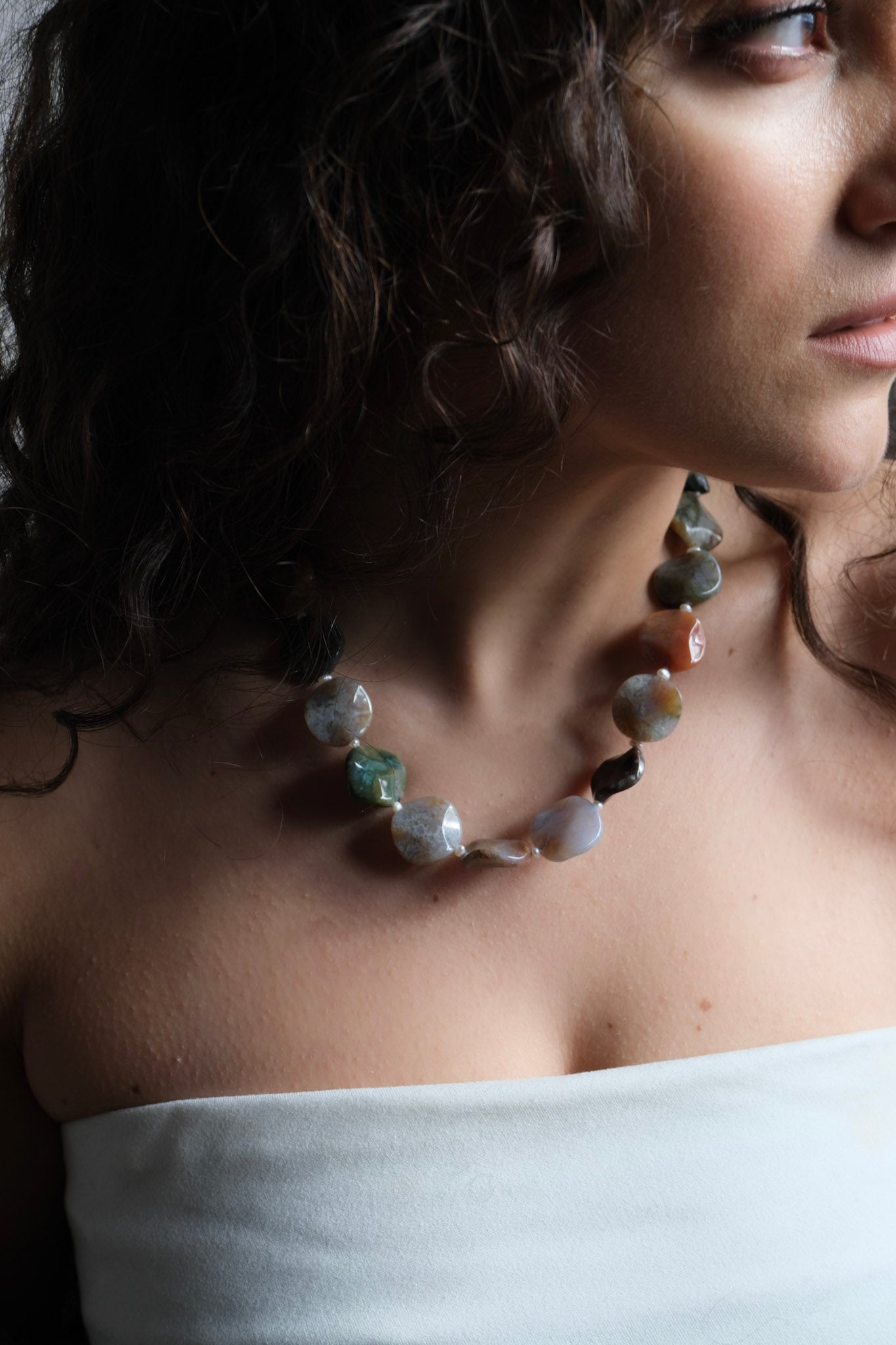 Multi Agate Necklace
