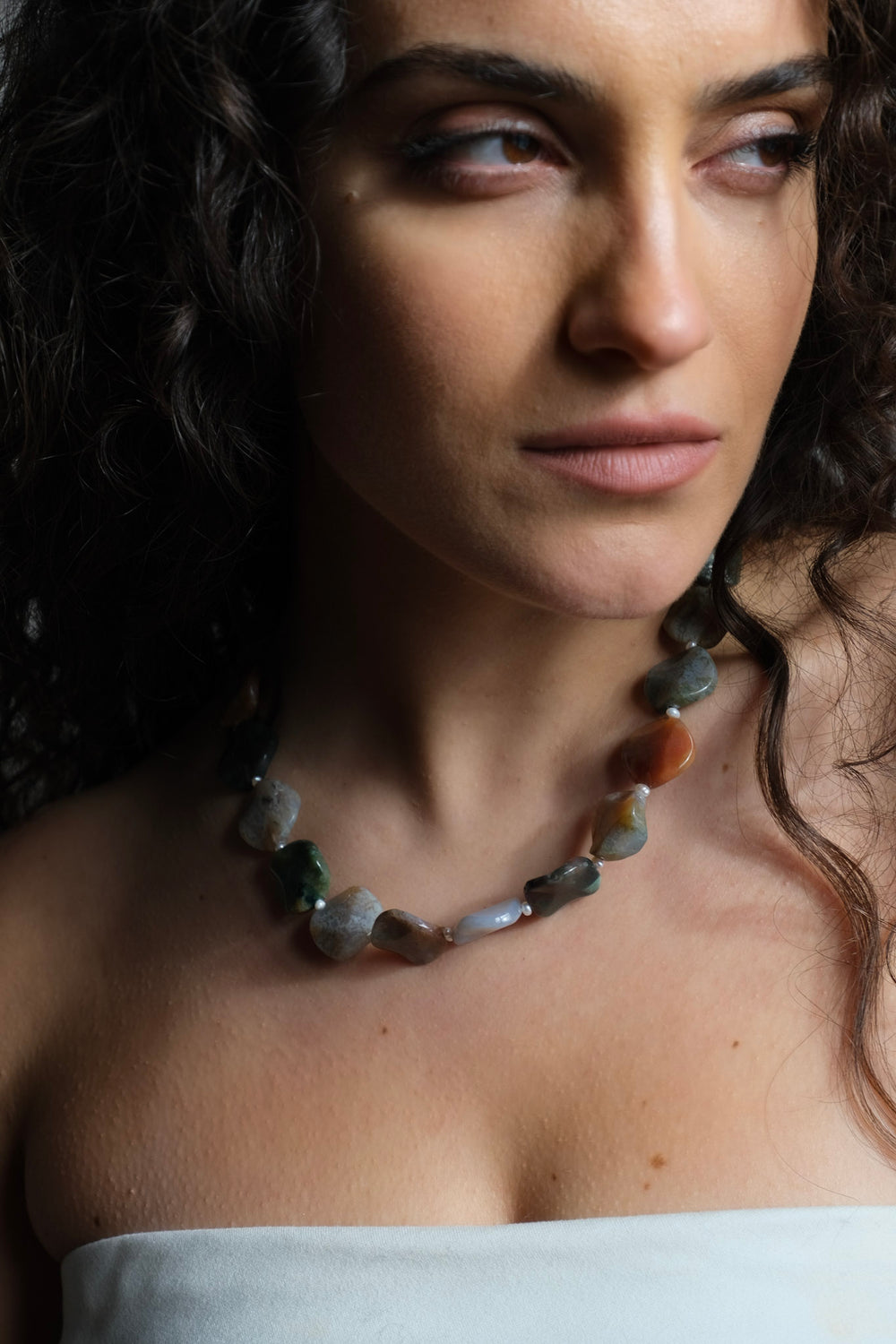 Multi Agate Necklace