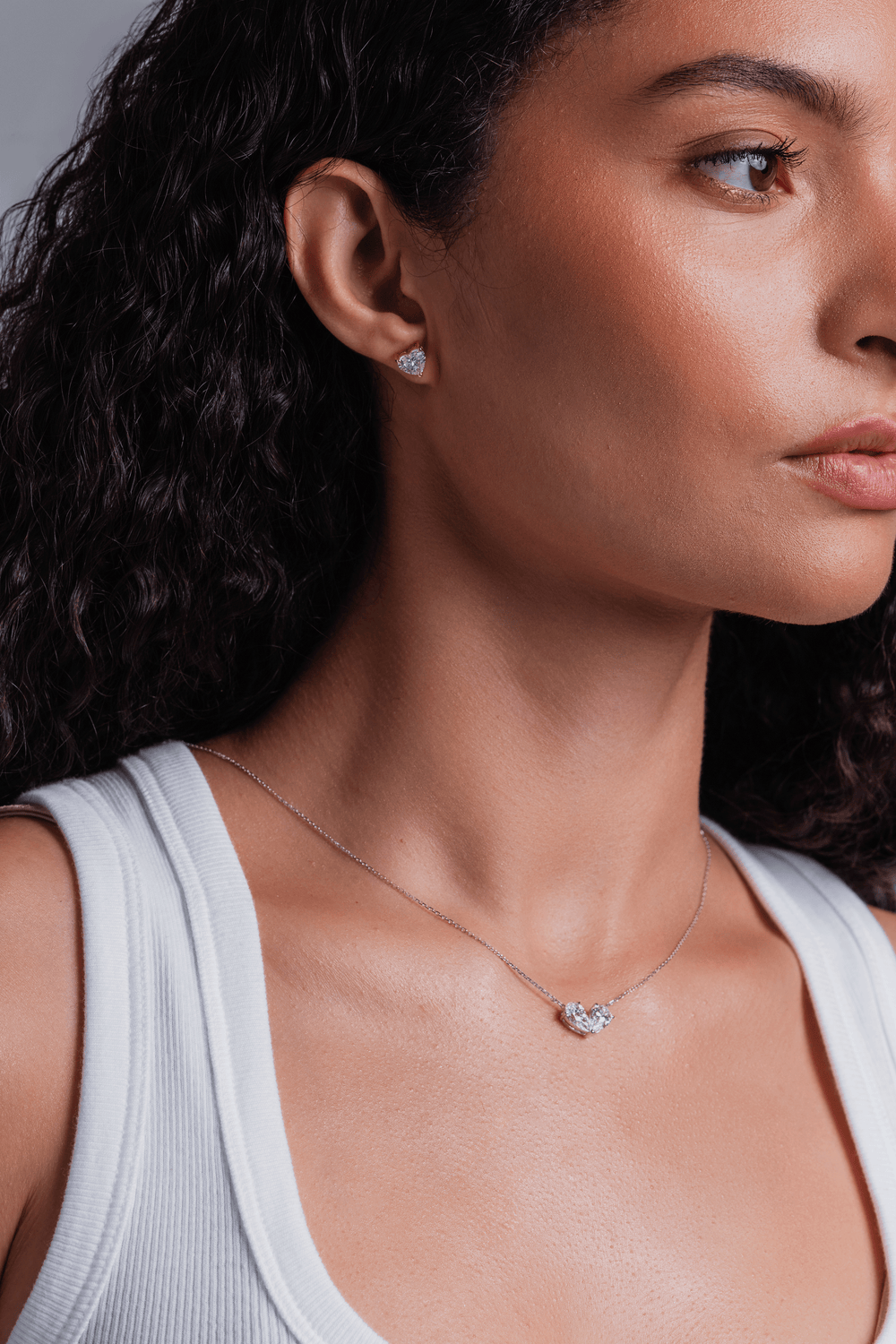 Valentina Heart Studs