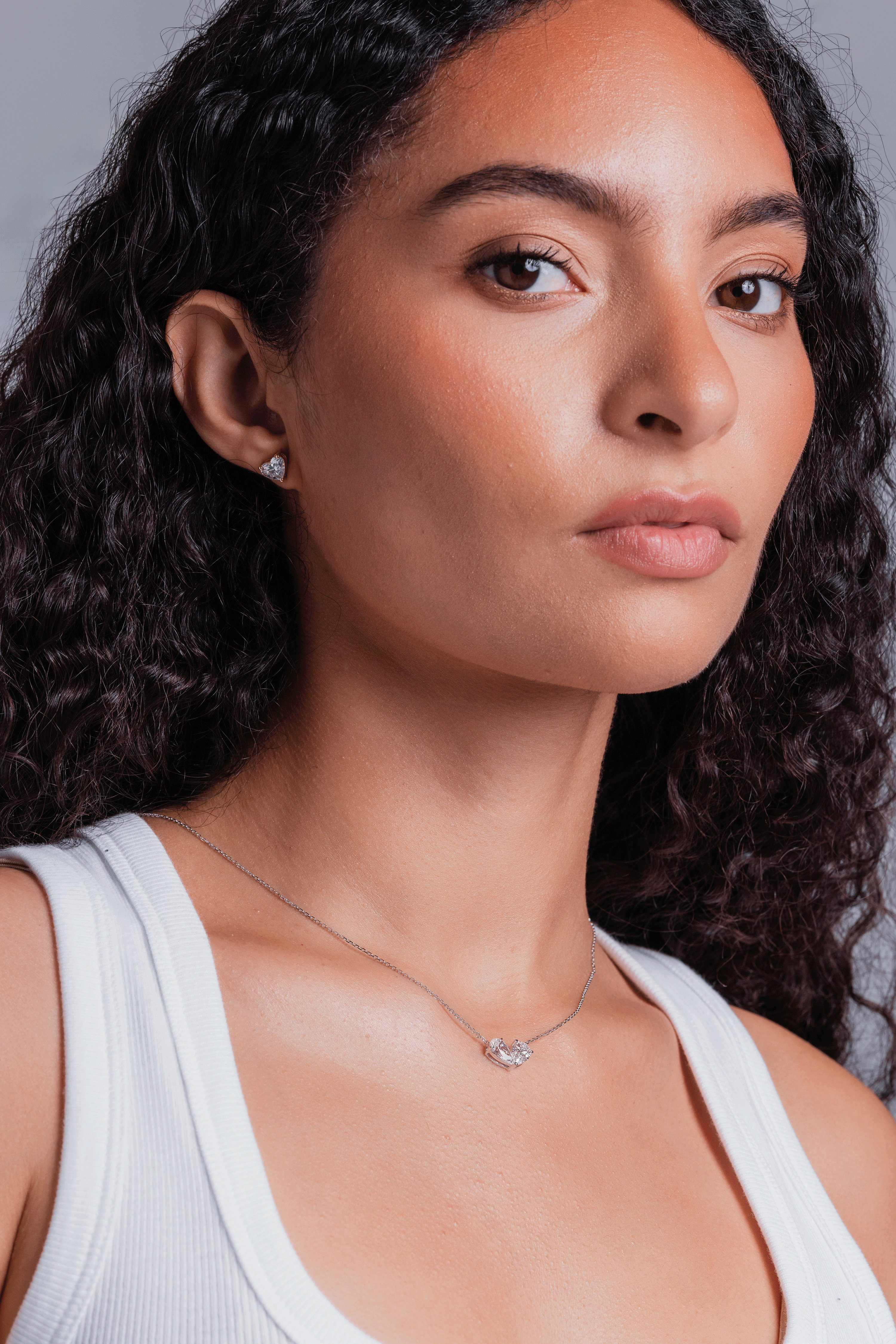 Valentina Heart Studs