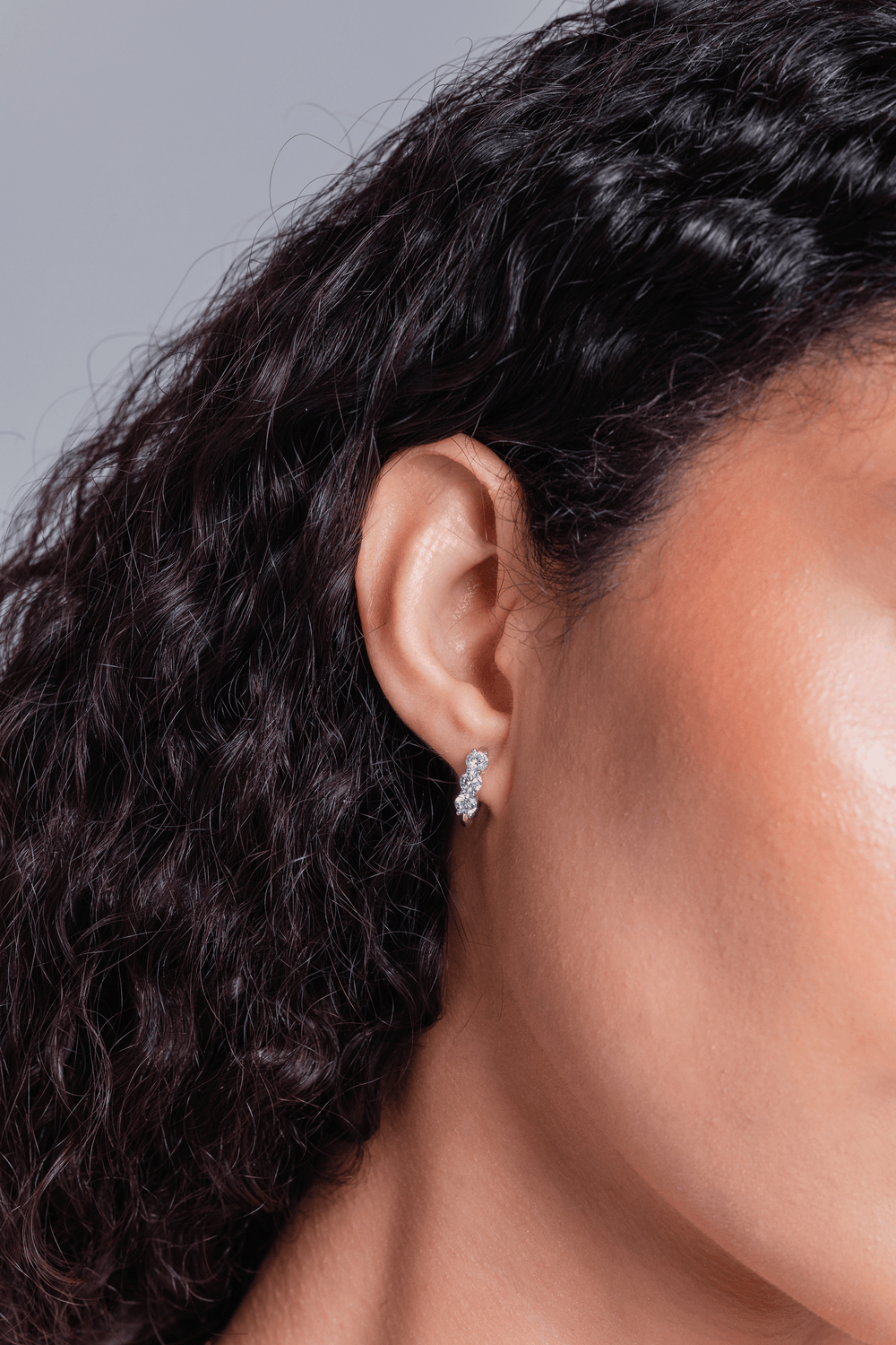 The Amara Trio Diamond Hoops