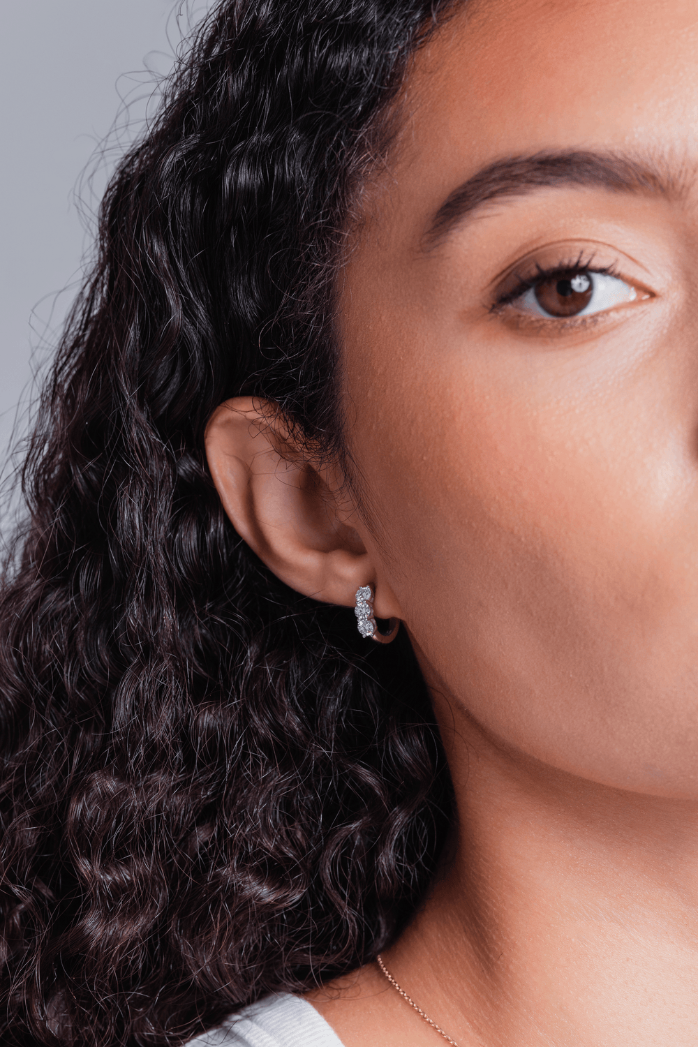 The Amara Trio Diamond Hoops