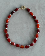 Carnelian & Pearl Necklace