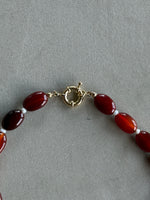 Carnelian & Pearl Necklace