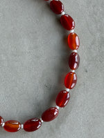 Carnelian & Pearl Necklace