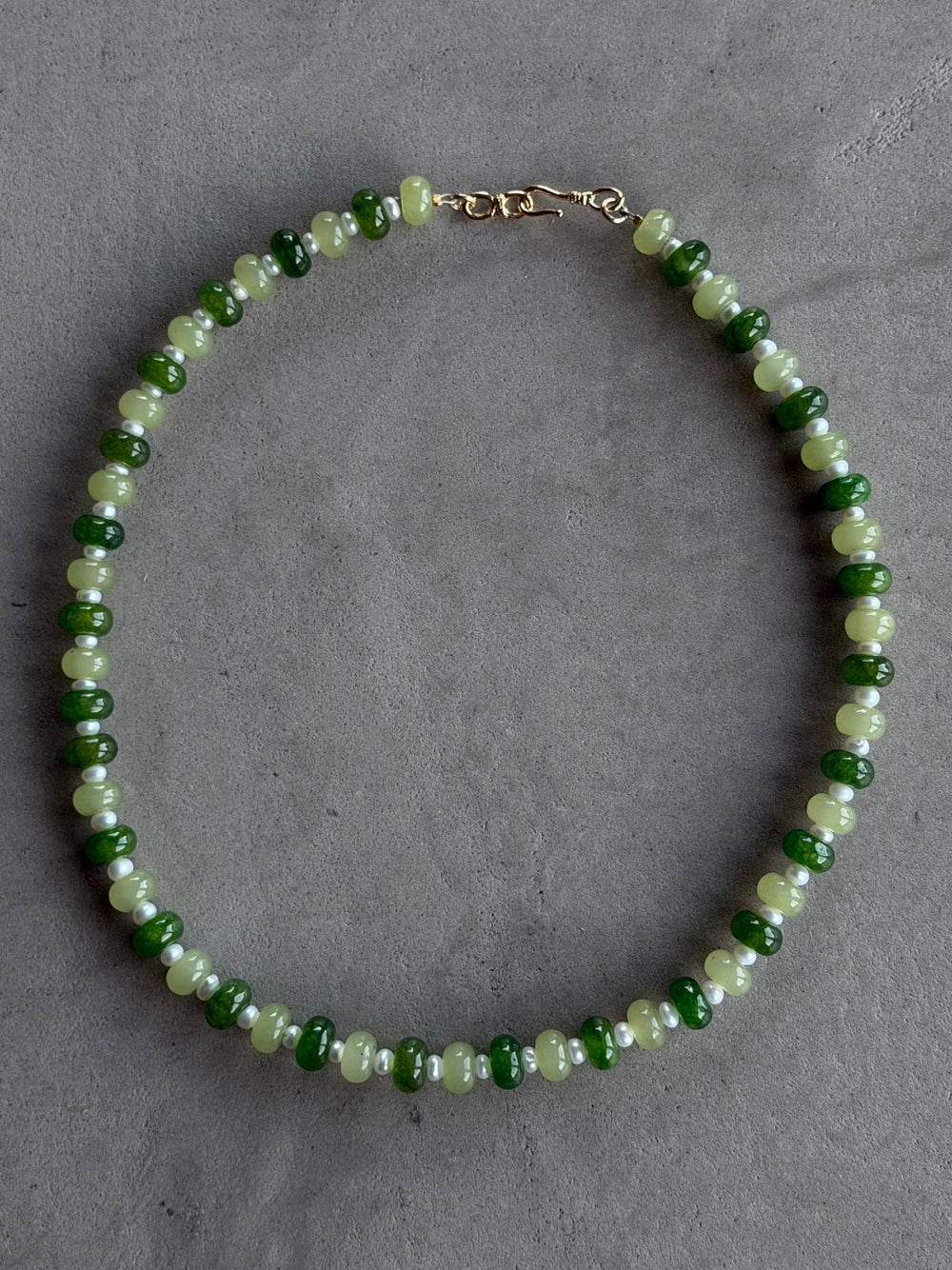 Jade & Freshwater Pearl Necklace