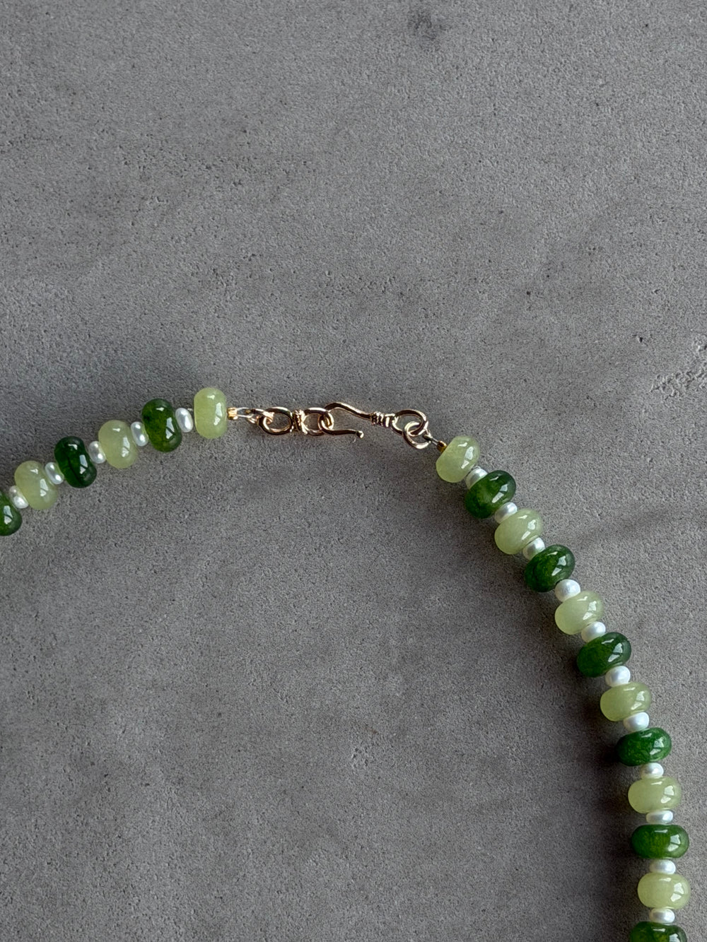Jade & Freshwater Pearl Necklace