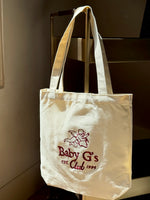 Baby G's Club Embroidered Canvas Tote Bag