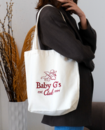Baby G's Club Embroidered Canvas Tote Bag