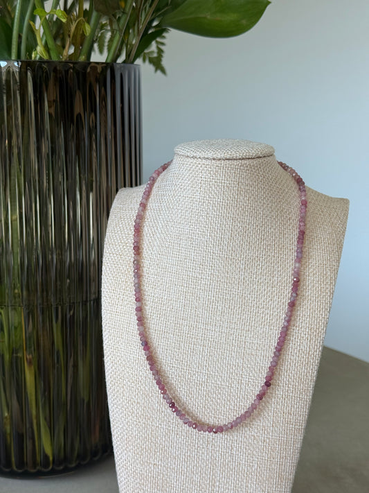 Pink Tourmaline Necklace